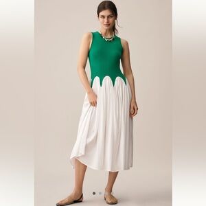 Anthropologie x Siempre Michelle Sleveeless Midi Dress - Size L - BNWT